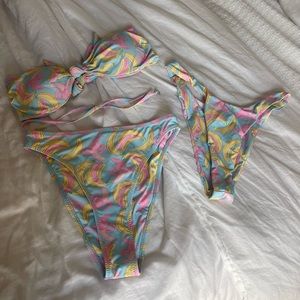 grey bandit bikini set